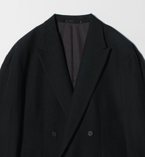 BEAUTY&YOUTH UNITED ARROWS「スリーク ウール リネン ダブル ジャケット セットアップ対応」|テーラードジャケット|