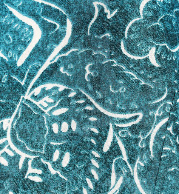 SOULEIADO「ポリエステルプリントビジュー ペプラムブラウス」|シャツ・ブラウス|