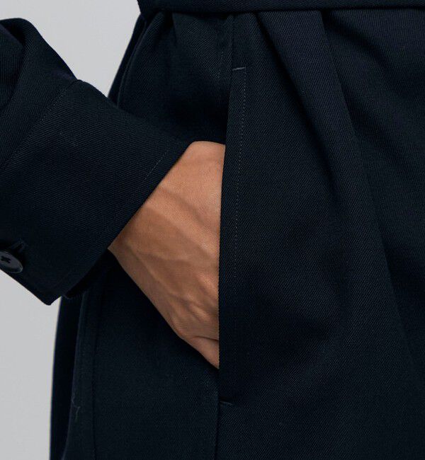 BACCA「ウールギャバジン ダブルパッチポケットジャケット」|シャツ・ブラウス|