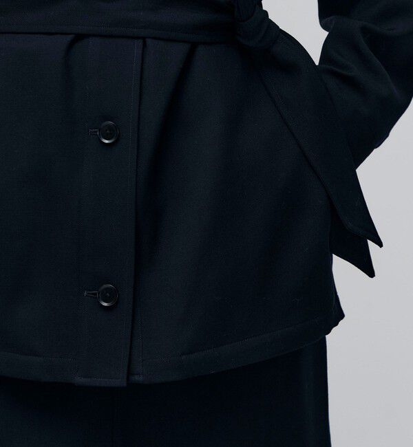 BACCA「ウールギャバジン ダブルパッチポケットジャケット」|シャツ・ブラウス|