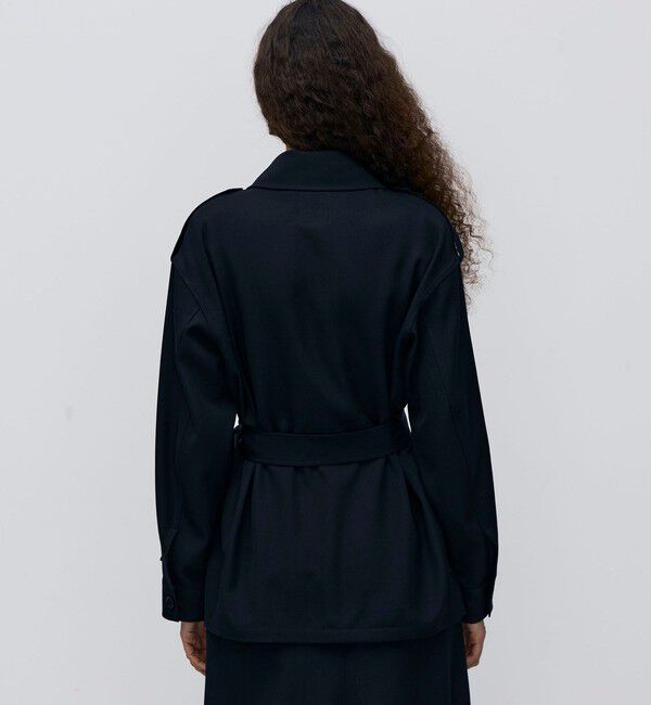 BACCA「ウールギャバジン ダブルパッチポケットジャケット」|シャツ・ブラウス|