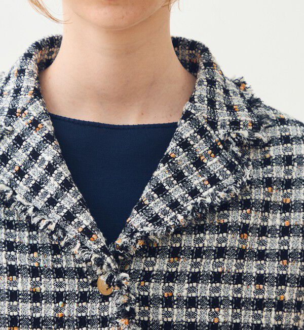 TOMORROWLAND collection「【WEB先行予約】クロレギンガムチェック ショートジャケット」|その他|