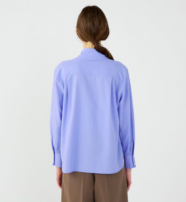 Ballsey「【WEB先行予約】ジュエルコットン ワイドボウタイブラウス」|シャツ・ブラウス|