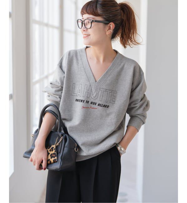 Spick and Span「《追加》La Hutte / ラ ユット 別注Vネックスウェット*」|スウェット・ジャージ|