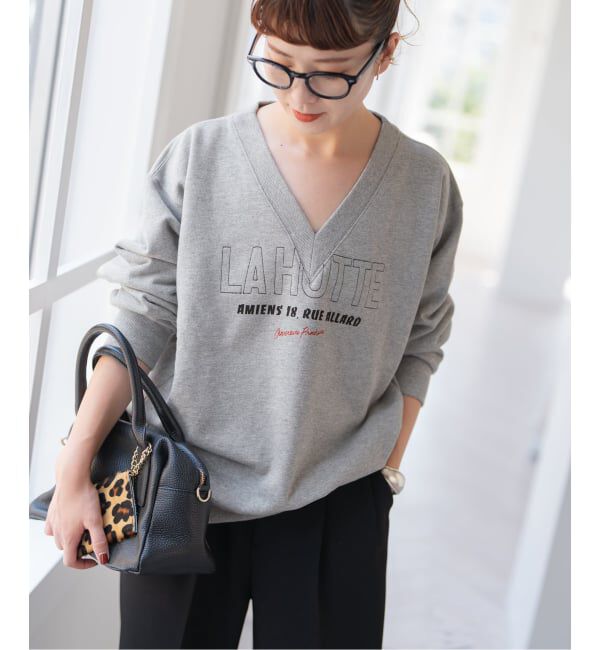 Spick and Span「《追加》La Hutte / ラ ユット 別注Vネックスウェット*」|スウェット・ジャージ|