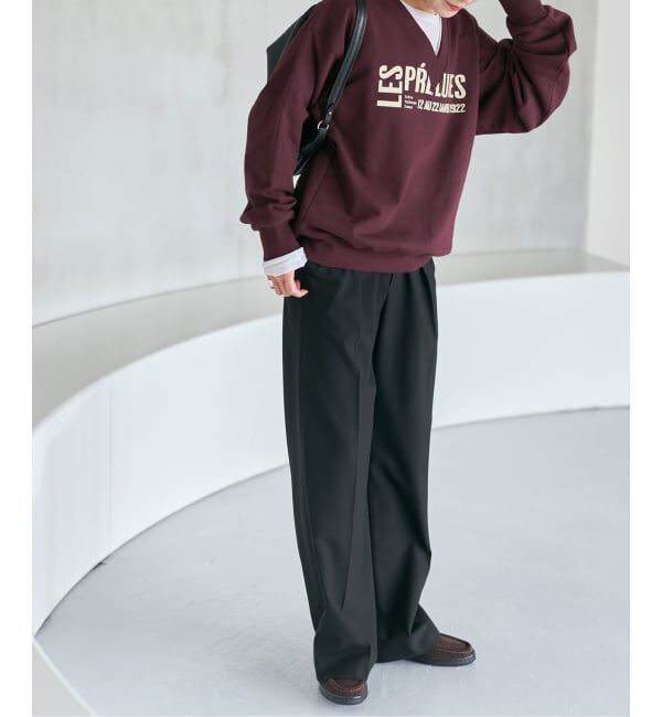 Spick and Span「《追加》La Hutte / ラ ユット 別注Vネックスウェット*」|スウェット・ジャージ|