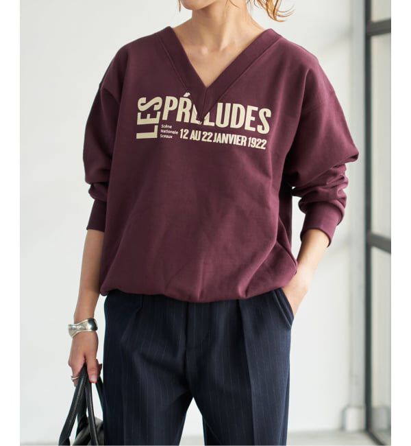 Spick and Span「《追加》La Hutte / ラ ユット 別注Vネックスウェット*」|スウェット・ジャージ|