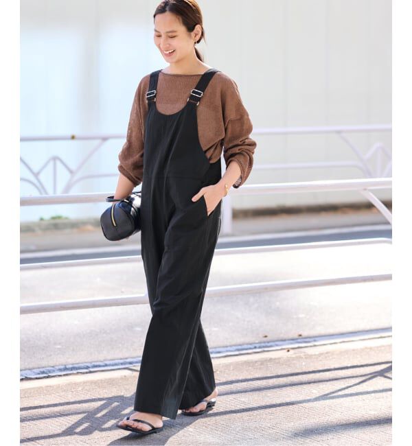 FRAMeWORK「≪予約≫ヴィンテージタイプライターサロペット」|オールインワン|