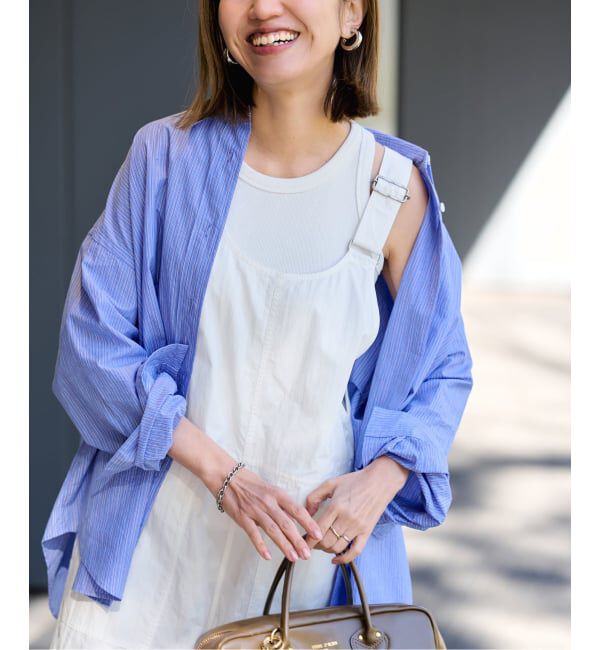 FRAMeWORK「≪予約≫ヴィンテージタイプライターサロペット」|オールインワン|ホワイト