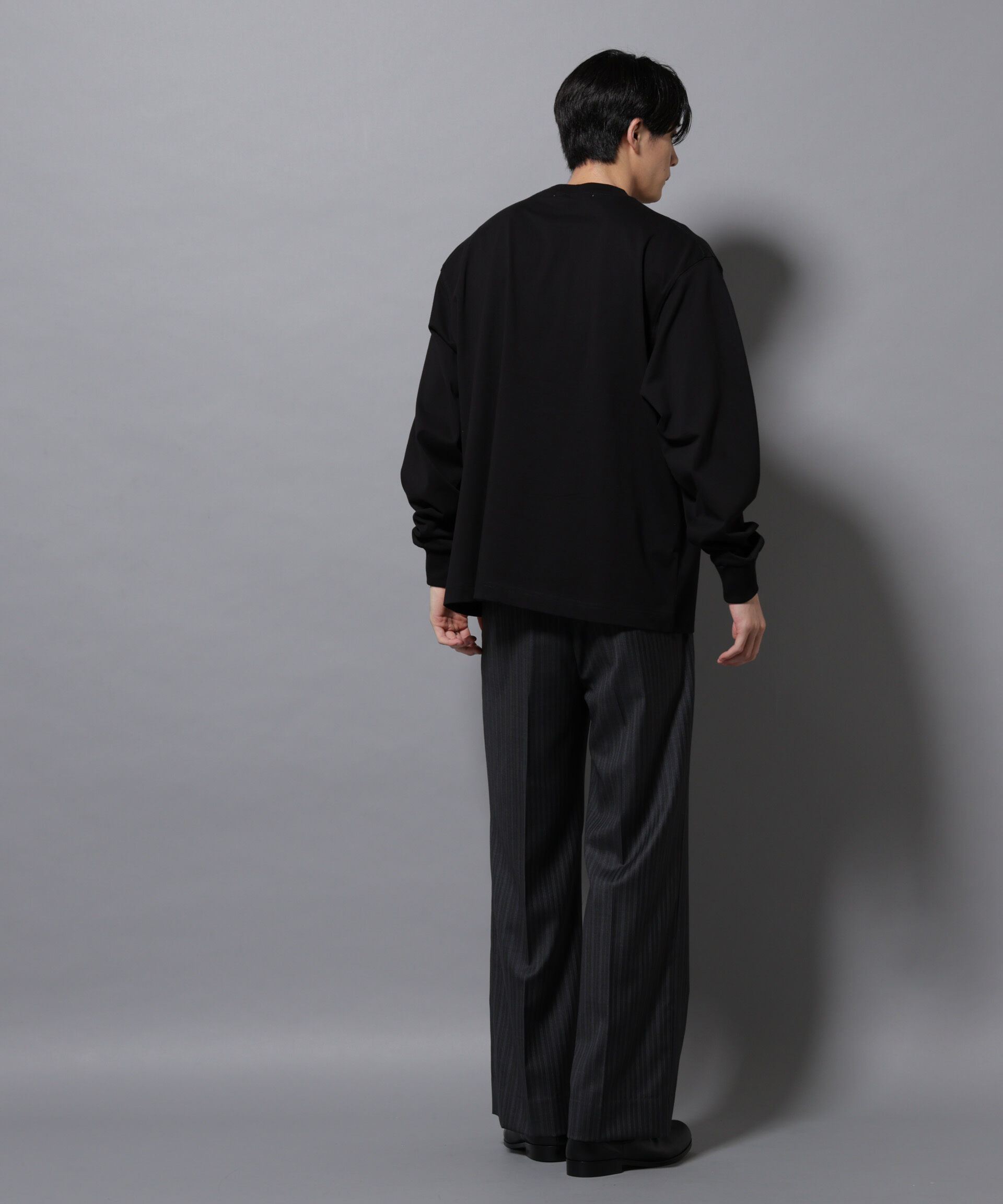 nano･universe「ビックシルエットワンポイントTシャツ 長袖」|Tシャツ・カットソー|