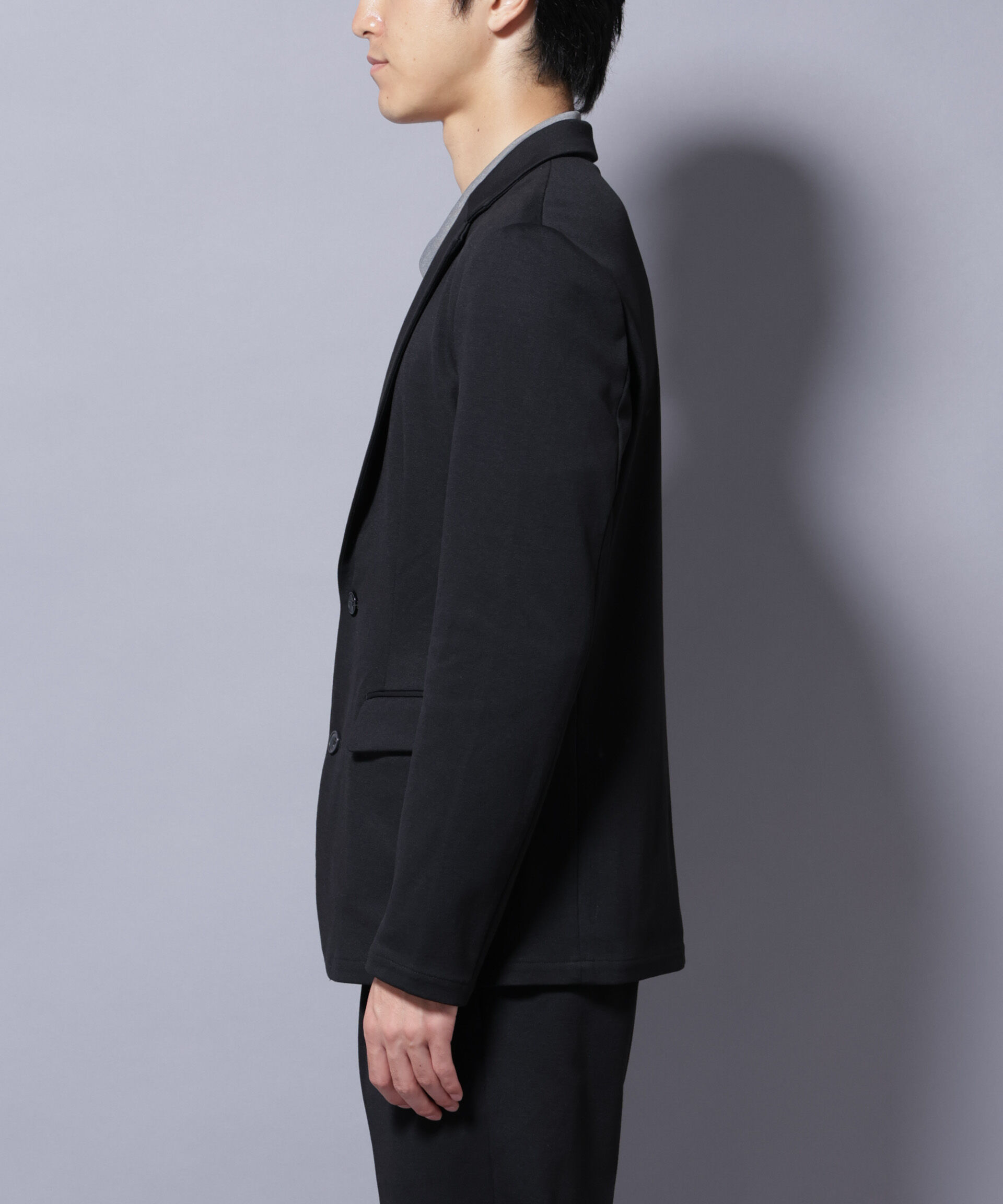 nano･universe「ストレッチカノコジャケット(セットアップ可)」|テーラードジャケット|