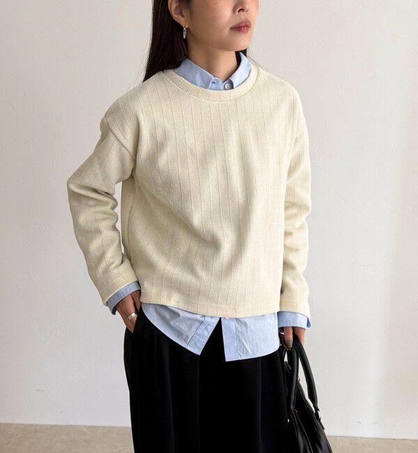 fredy emue「ラメモールプルオーバー」|Tシャツ・カットソー|