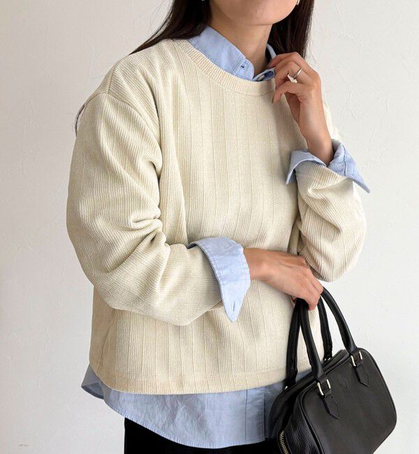 fredy emue「ラメモールプルオーバー」|Tシャツ・カットソー|