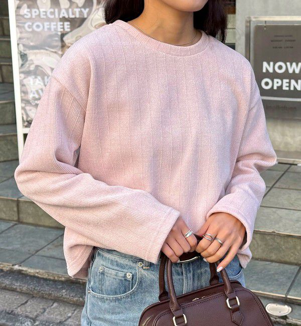 fredy emue「ラメモールプルオーバー」|Tシャツ・カットソー|