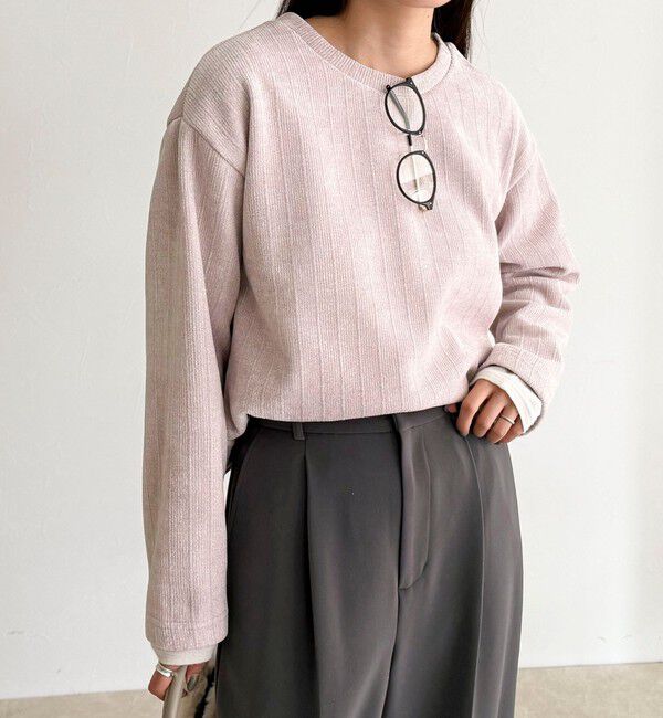 fredy emue「ラメモールプルオーバー」|Tシャツ・カットソー|