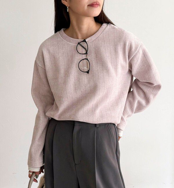 fredy emue「ラメモールプルオーバー」|Tシャツ・カットソー|