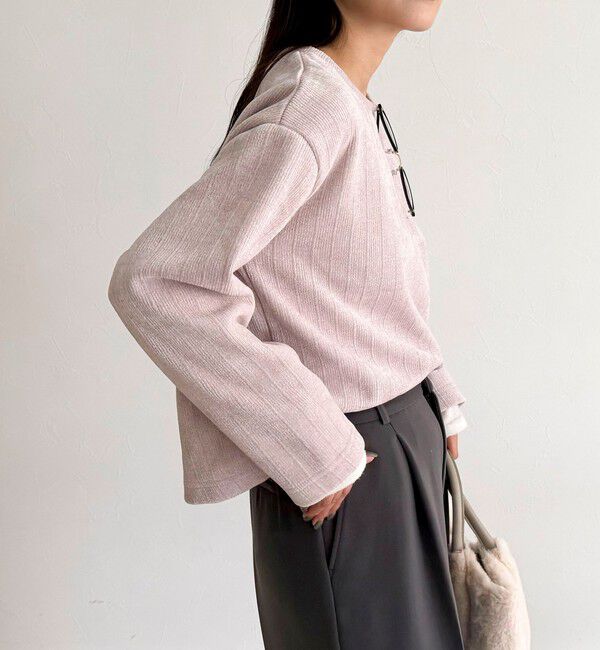 fredy emue「ラメモールプルオーバー」|Tシャツ・カットソー|