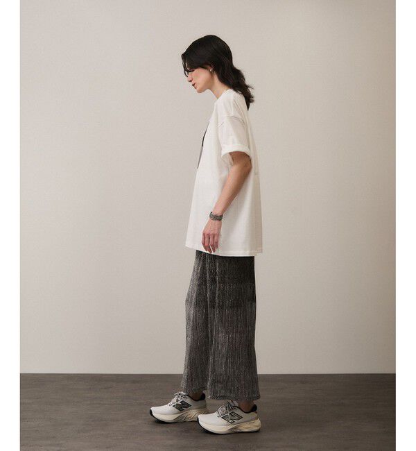 SALON adam et rope'「シアーラメスカート［ストレッチ］」|スカート|