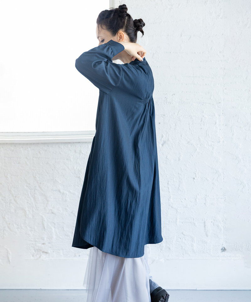  「シャーリングロングブラウス」|シャツ・ブラウス|