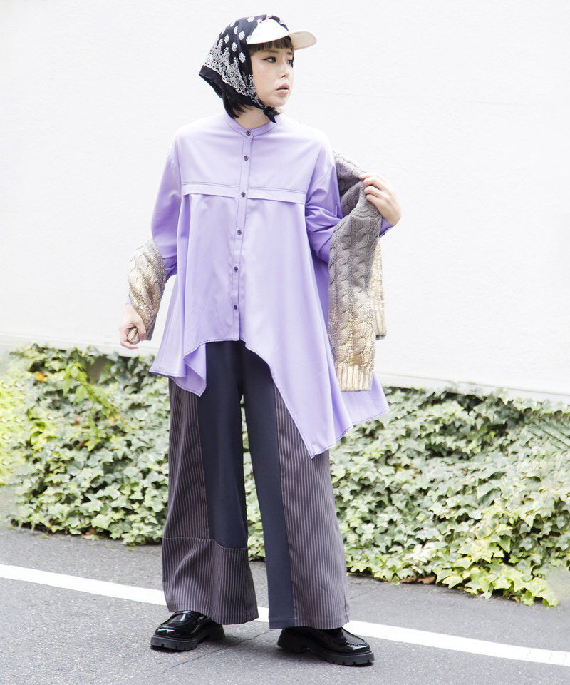  「ストライプ切替パンツ」|その他|