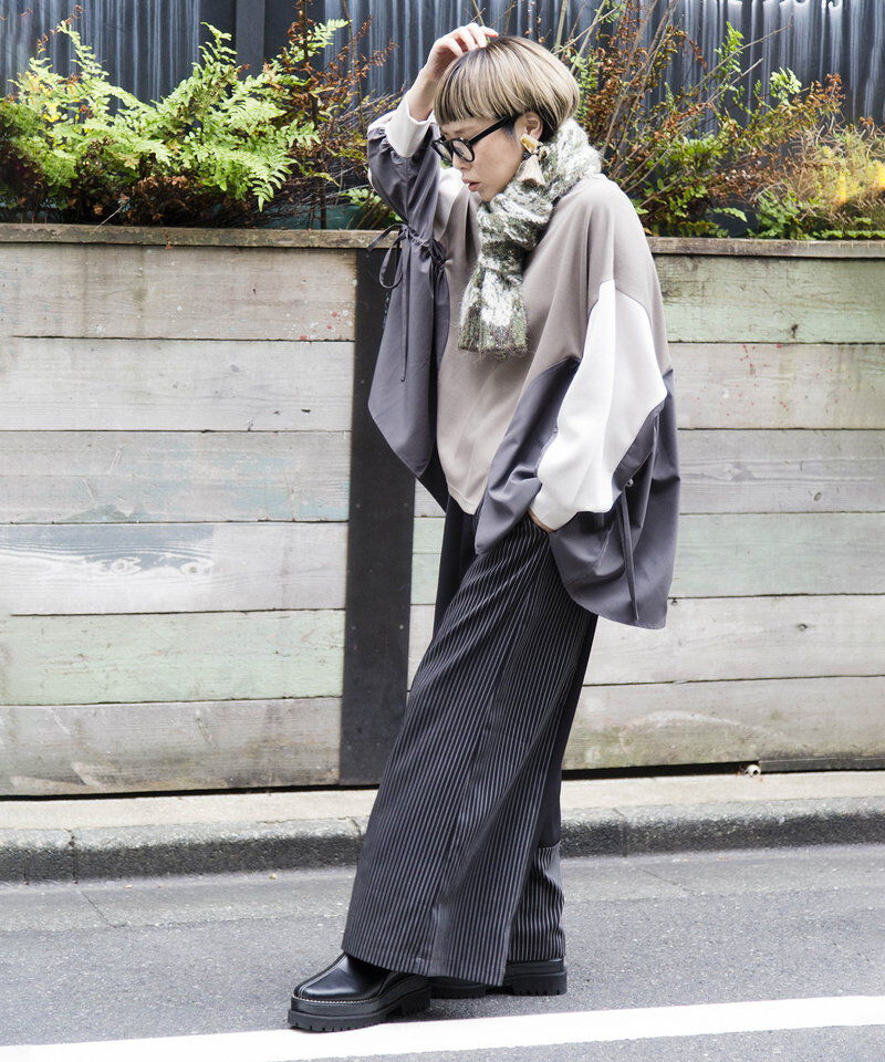  「ストライプ切替パンツ」|その他|