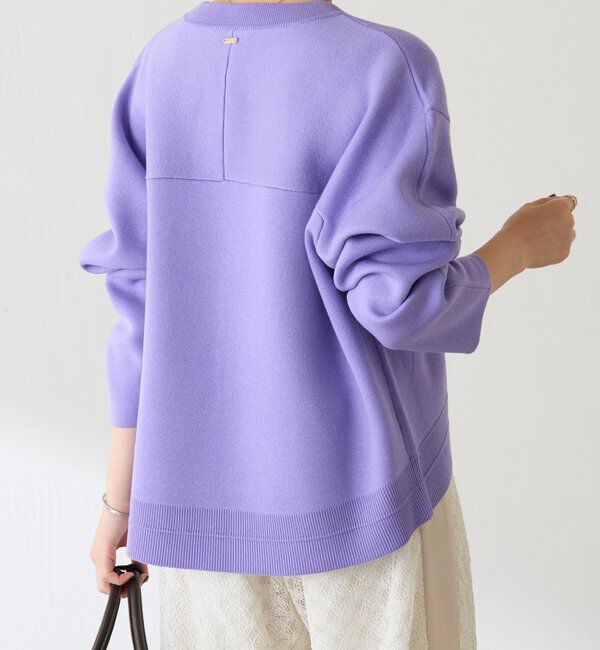  「スウェットライクラウンドヘムニット」|ニット・セーター|