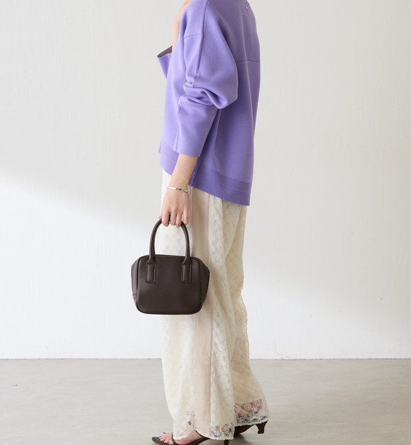  「スウェットライクラウンドヘムニット」|ニット・セーター|