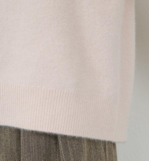  「【デコルテ美人ニット】ファーウールキーネックニット」|ニット・セーター|