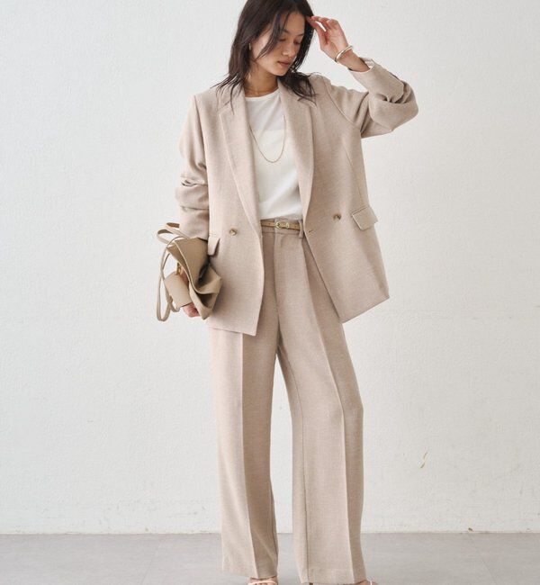  「【Atelier N5/アトリエヌメロサンク】ツイードWジャケット」|ベスト・ジレ|