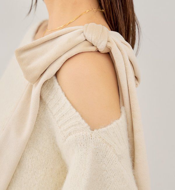  「【REVIVAL/WEB限定】ベロアリボンシャギーワンピース」|ワンピース|