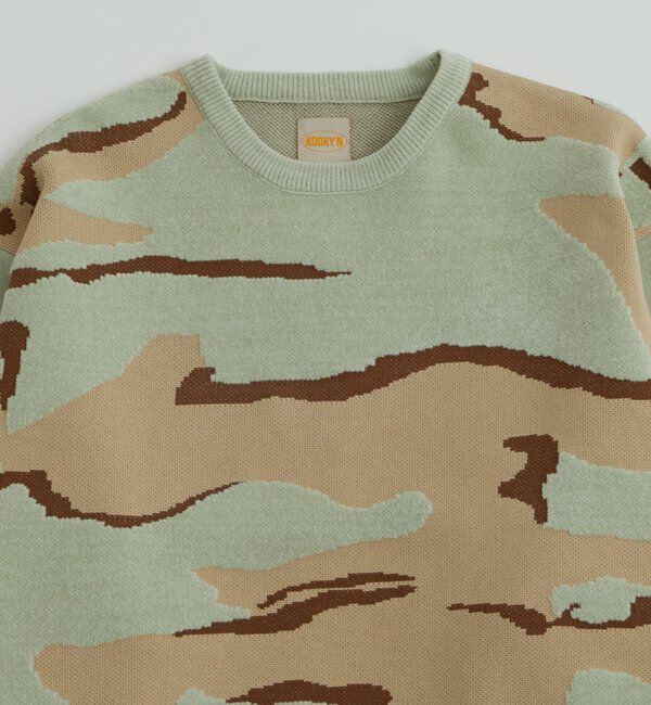  「KOOKYN MOHAIR BLEND CAMO CREWNECKSWEATER」|ニット・セーター|