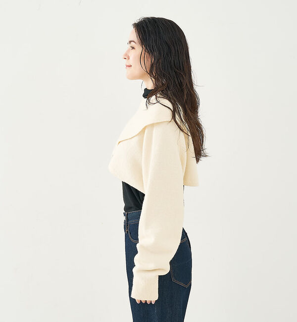 collex「2WAYショートニットプルオーバー」|ニット・セーター|