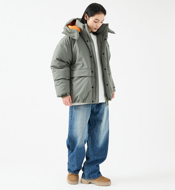 ABAHOUSE「【FORTUNA/フォルトゥナ】ダウンパーカー/MA-1配色/高機能/エコダウン」|ダウン|