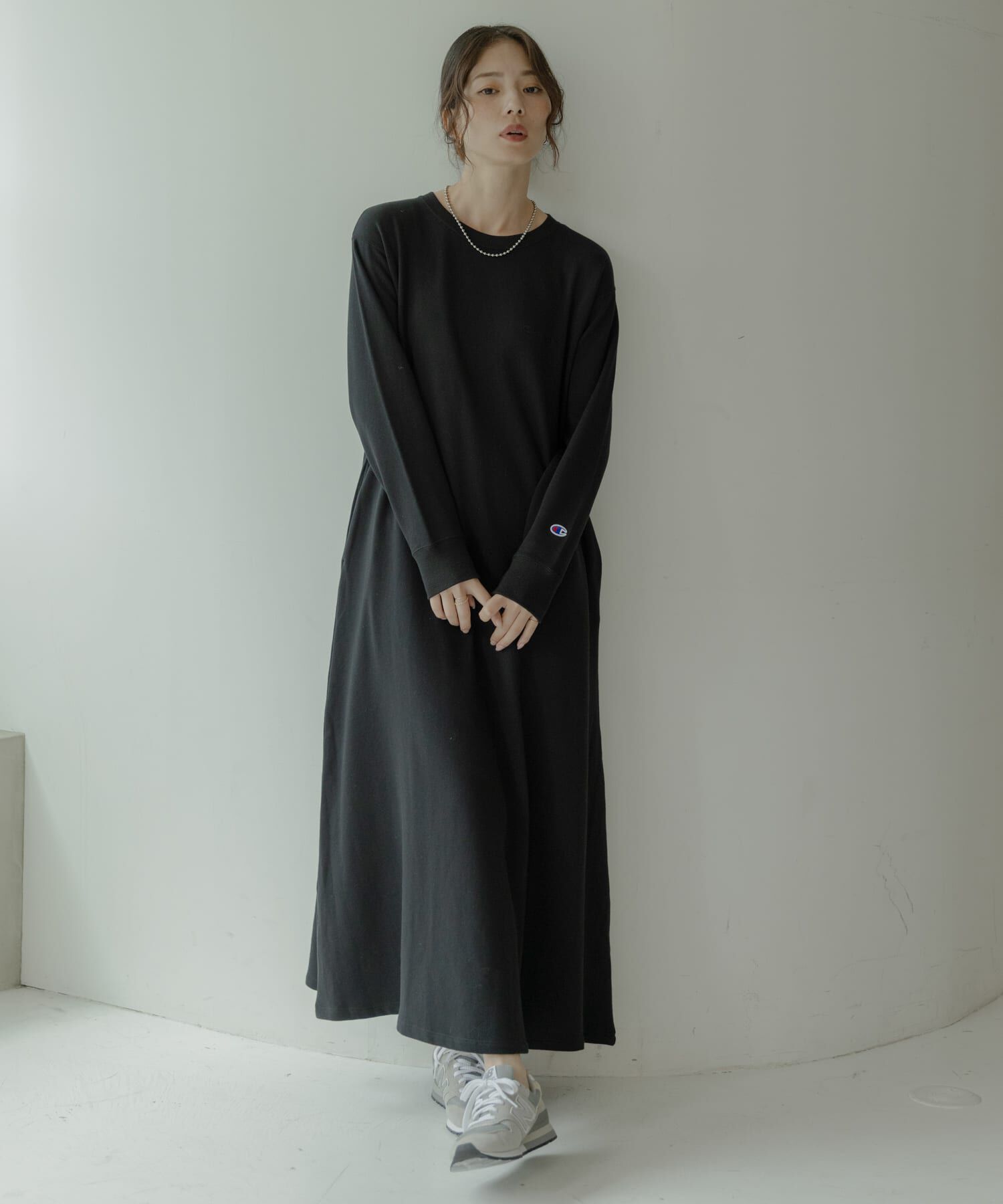 Sonny Label 「『別注』Champion&times;Sonny Label　裏毛スウェットテントワンピース」|ワンピース|