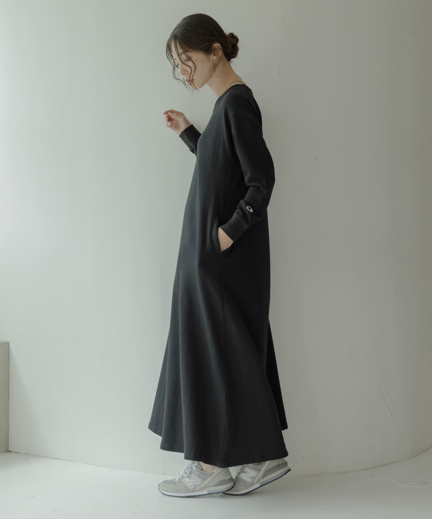 Sonny Label 「『別注』Champion&times;Sonny Label　裏毛スウェットテントワンピース」|ワンピース|