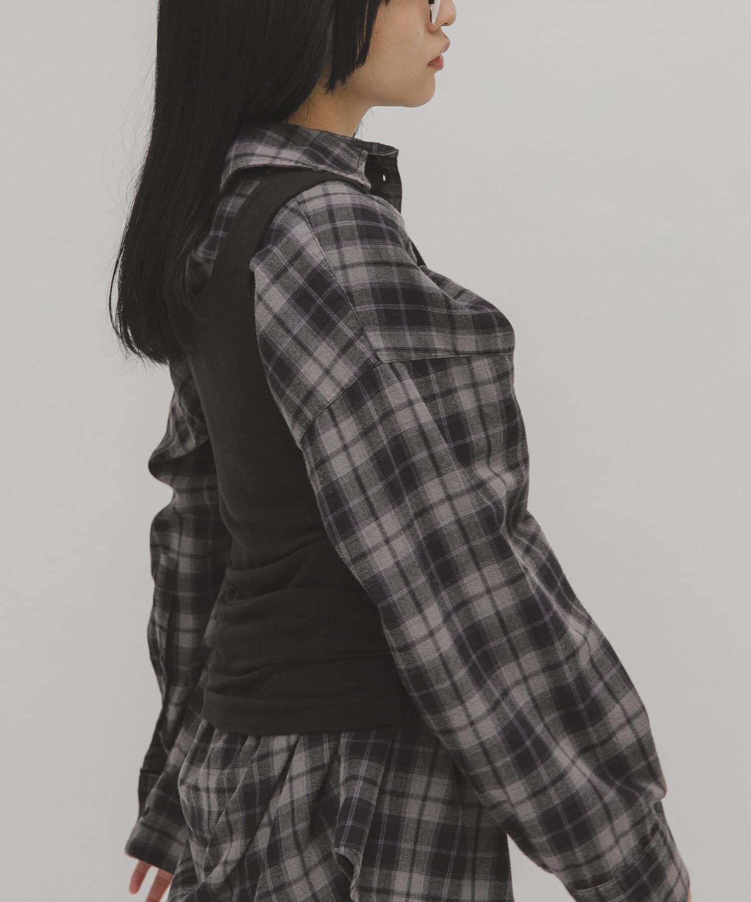  「ピーチスキン2WAYタンクトップ」|タンクトップ|