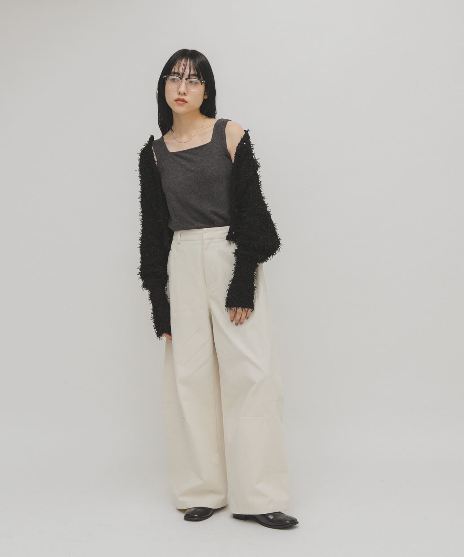  「ピーチスキン2WAYタンクトップ」|タンクトップ|