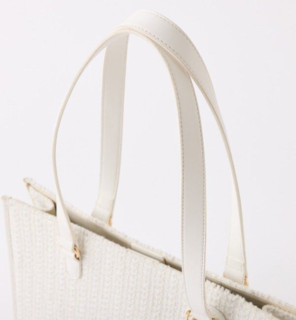  「【LouLoumei】ハートチャーム付きトートバッグ/自立可能/WEB限定」|その他|