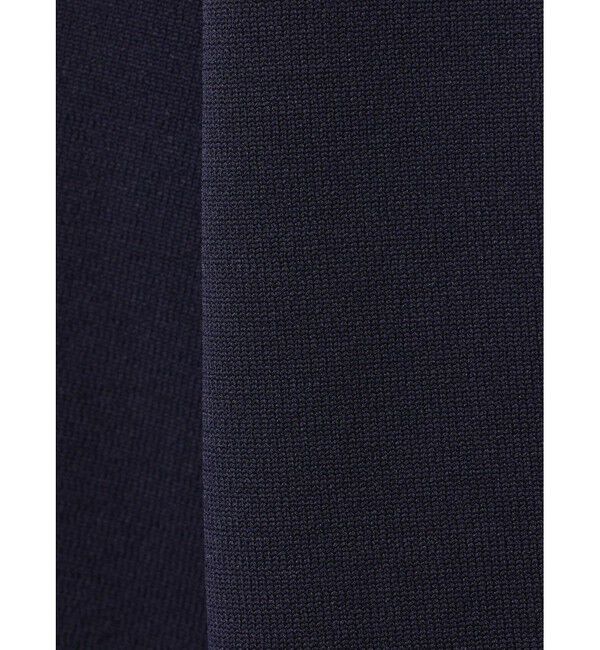 mizuiro ind「mizuiro ind ジップフードニットプルオーバー」|Tシャツ・カットソー|