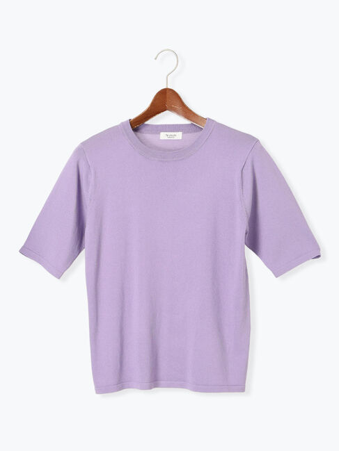 Te chichi TERRASSE「【抗菌防臭】ハーフスリーブニット」|ニット・セーター|