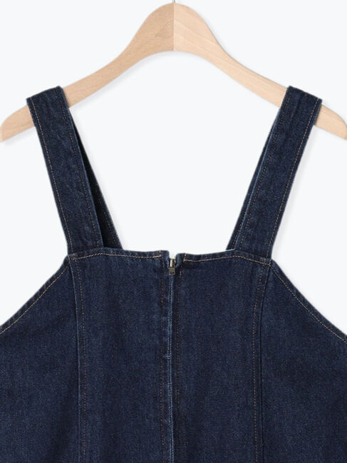 Samansa Mos2「【Sサイズ WEB限定】デニムジップジャンスカ」|ワンピース|