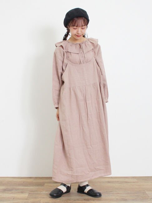 Samansa Mos2「【Slow linen】柄アソートキャミワンピース」|ワンピース|