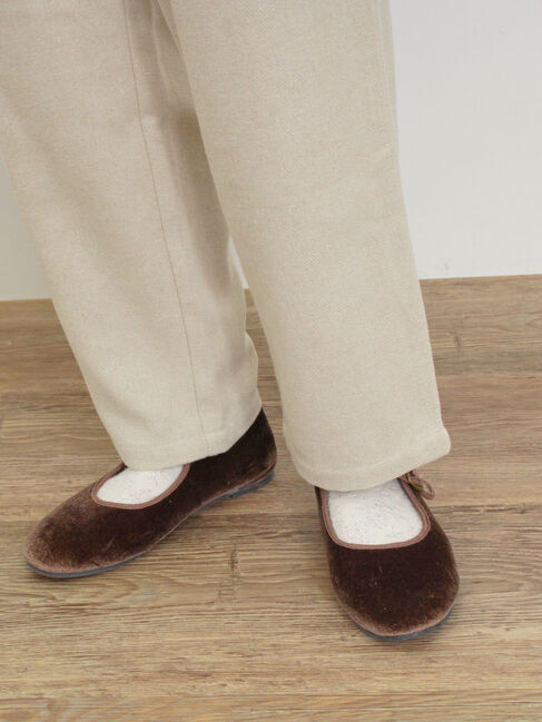 Samansa Mos2「ウール混テーパードパンツ」|その他|