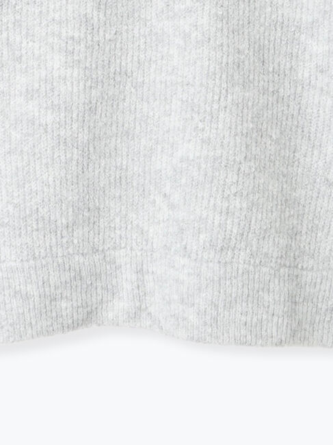 Samansa Mos2「フード付きヘンリーネックニット」|ニット・セーター|