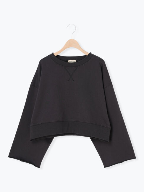 Samansa Mos2「◎ショート丈スウェット」|Tシャツ・カットソー|