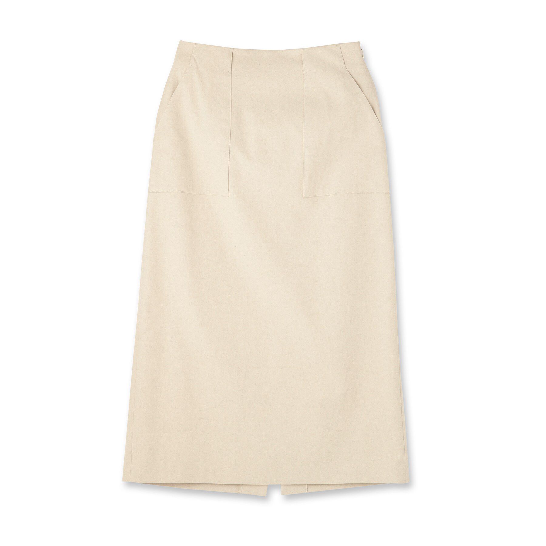 UNTITLED「【洗える/後ろウエストゴム】オックスアイラインスカート」|スカート|