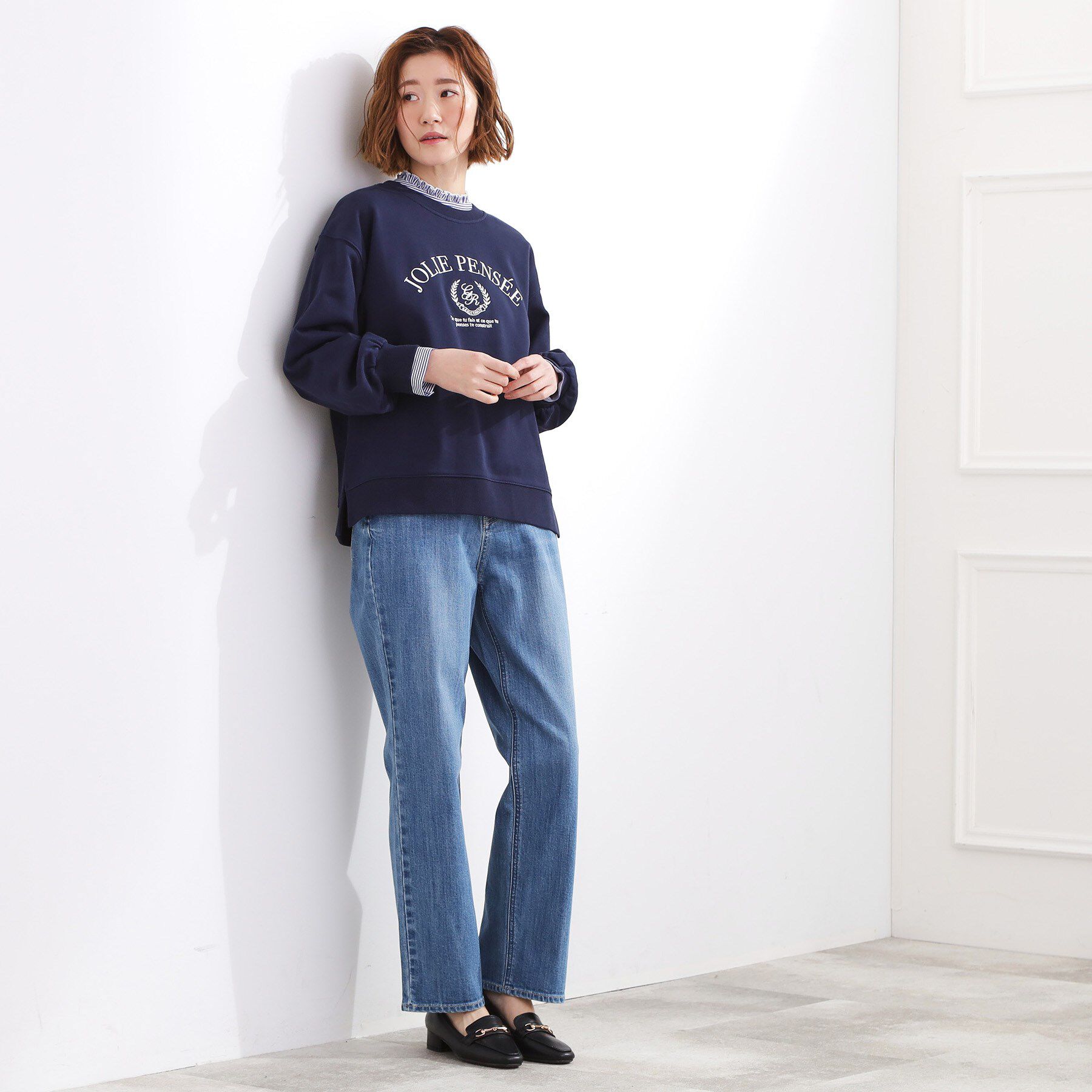 grove「刺繍ロゴ裏毛スウェットプルオーバー」|パーカー|