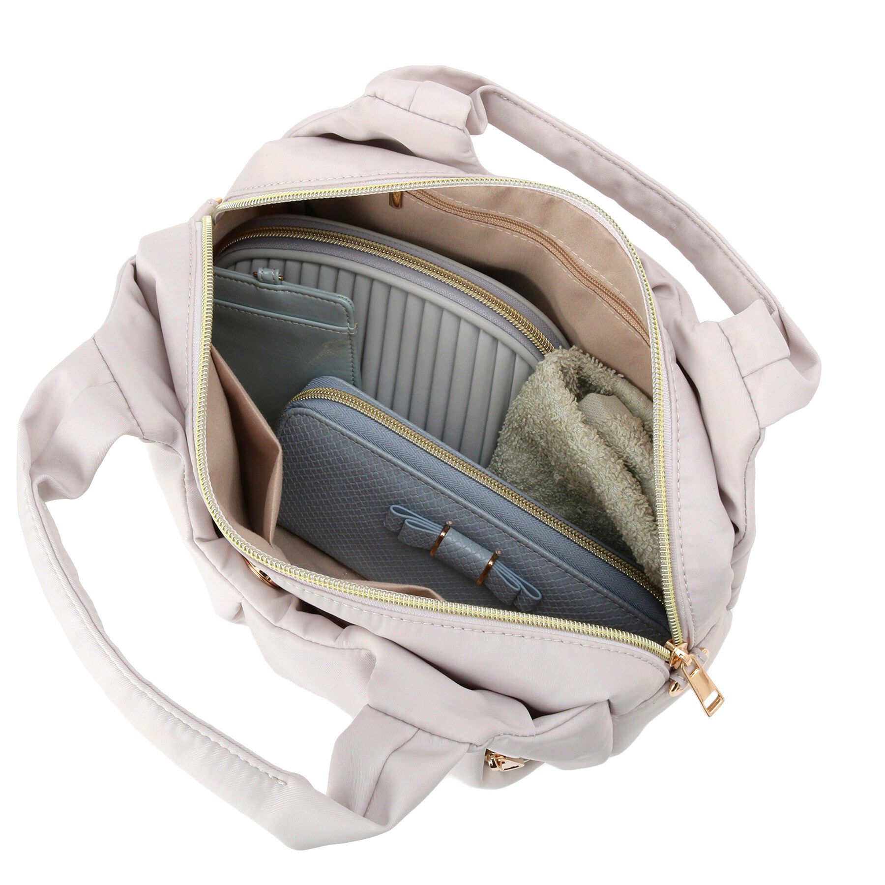 grove「【撥水】フロントタック2WAYトート」|トートバッグ|