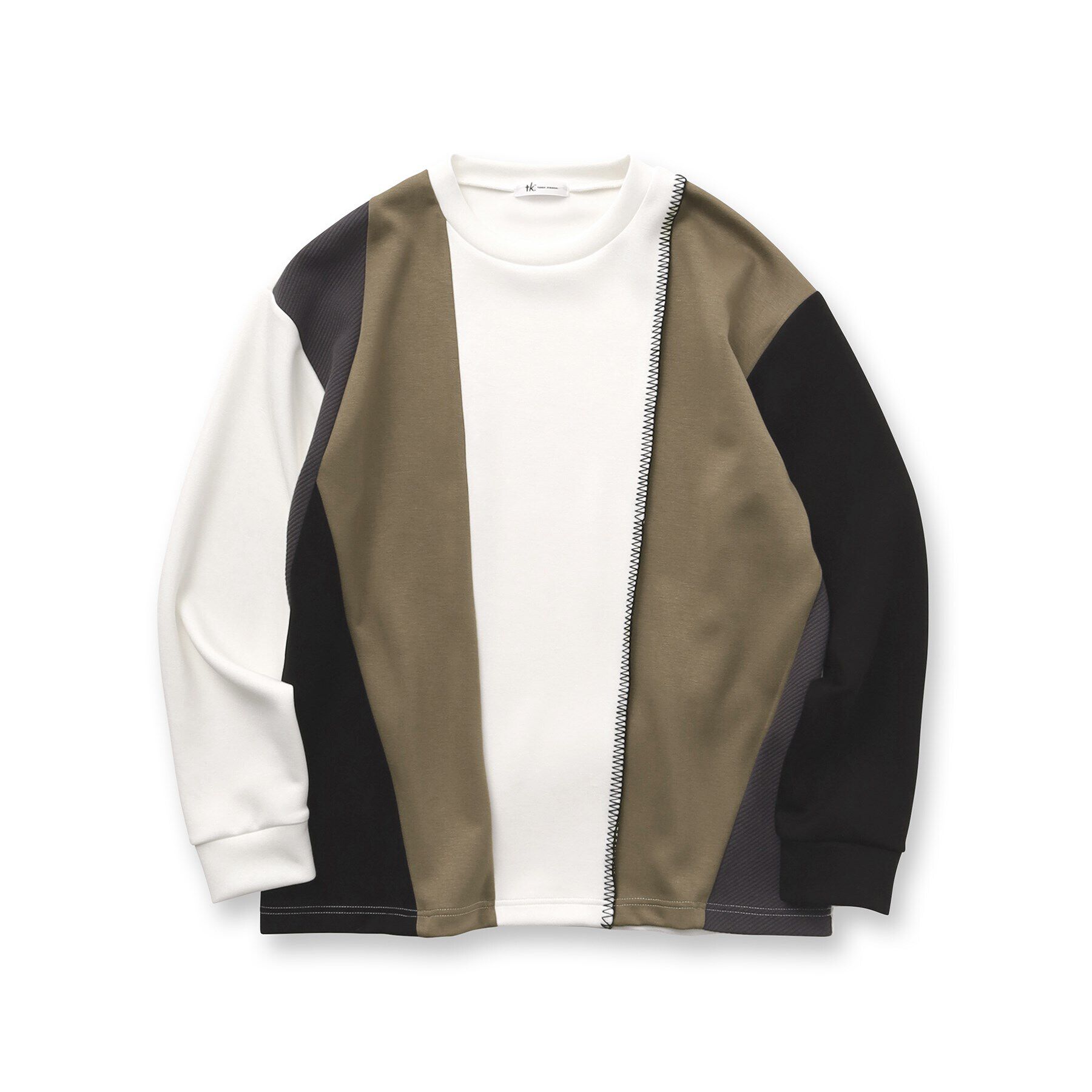 tk.TAKEO KIKUCHI「ダイヤゴナルブランケットカットソー」|Tシャツ・カットソー|