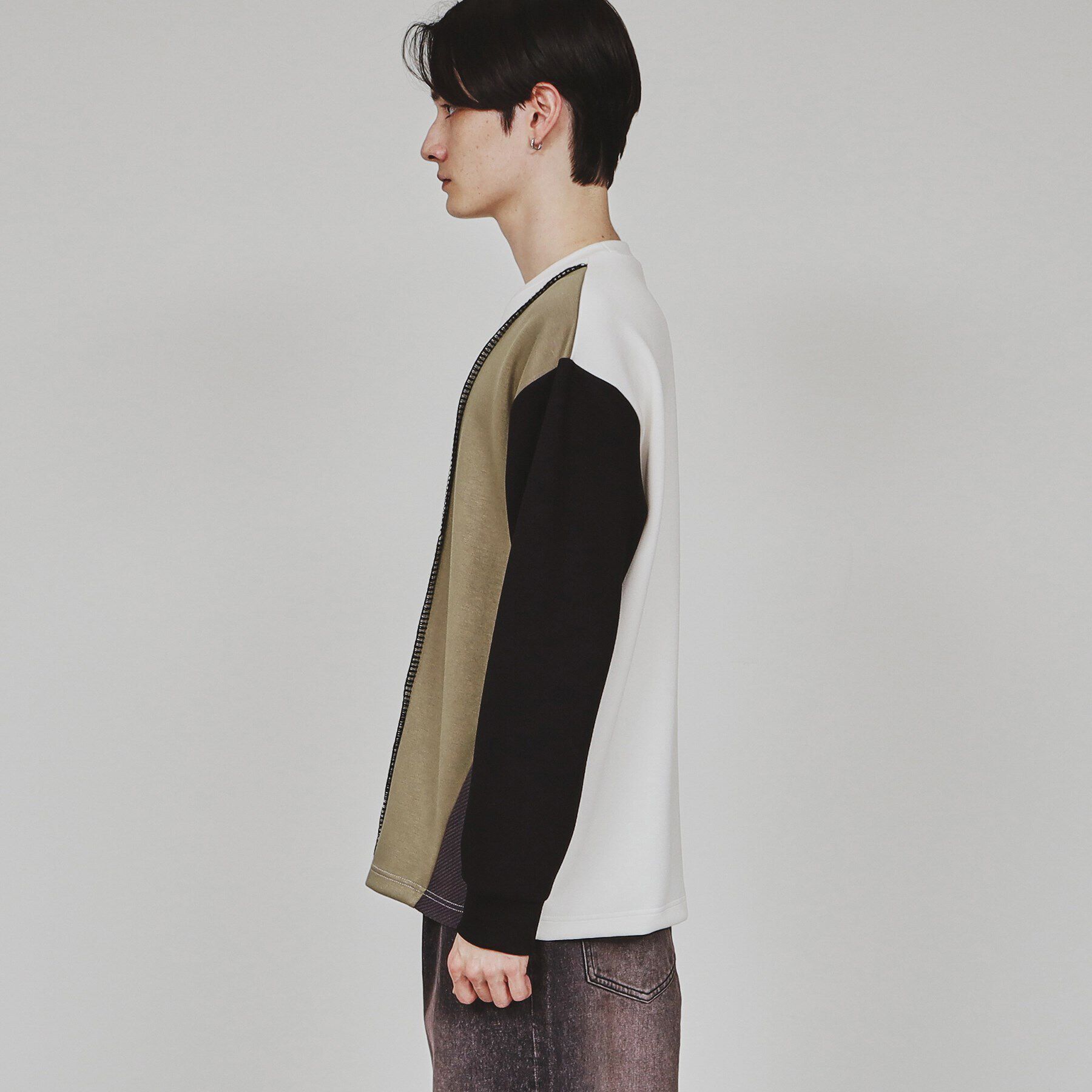 tk.TAKEO KIKUCHI「ダイヤゴナルブランケットカットソー」|Tシャツ・カットソー|